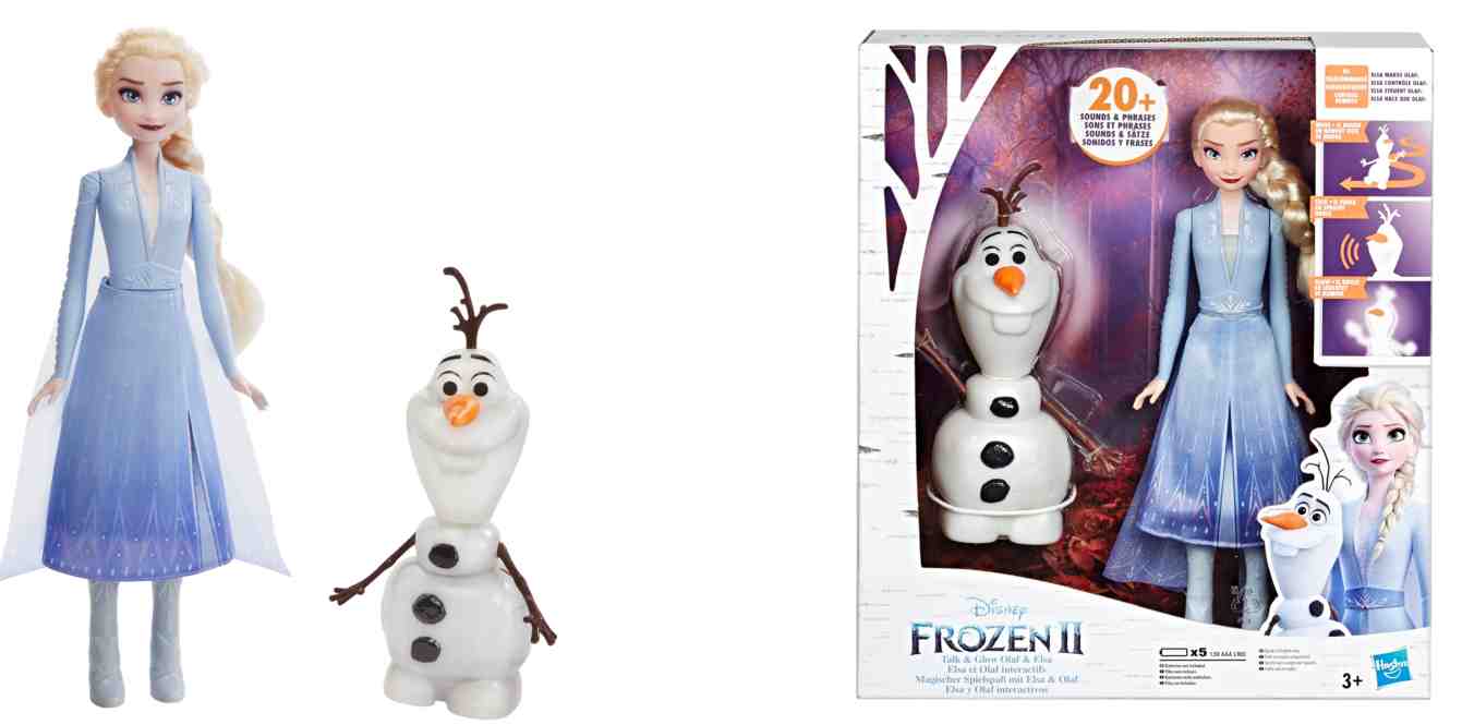 Les poupées Olaf et Elsa