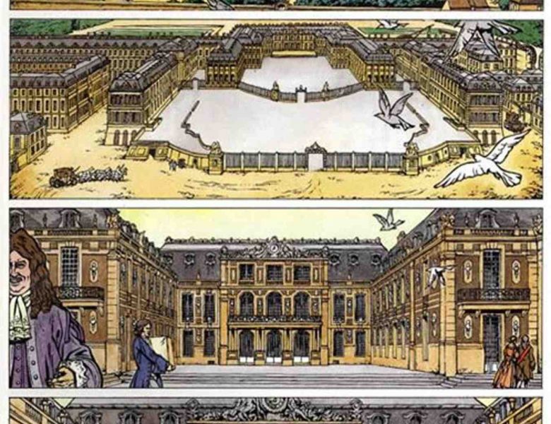 Le château de Versailles dans la bande dessinée