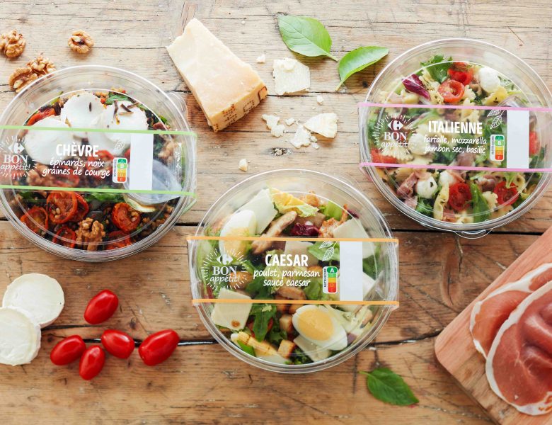 Carrefour propose de délicieuse salade pour votre pause déjeuner