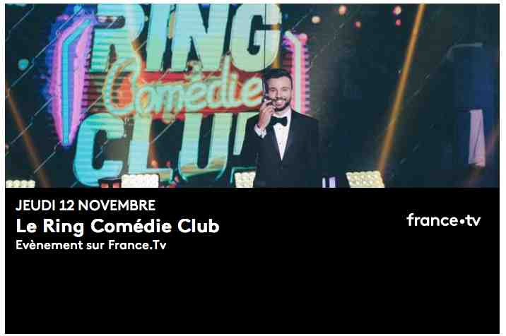 Le Ring Comédie Club débarque sur France.tv !