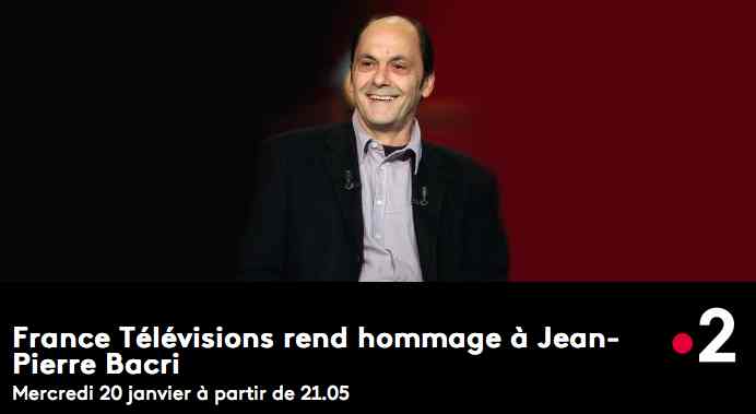 France 2 rend hommage à Jean-Pierre Bacri