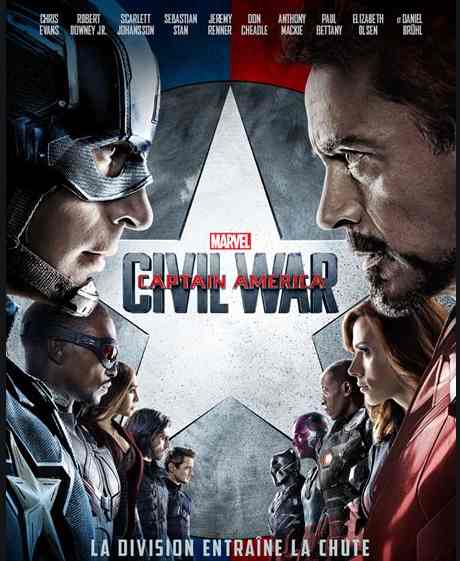 Captain America : Civil War réalisé par Anthony et Joe Russo