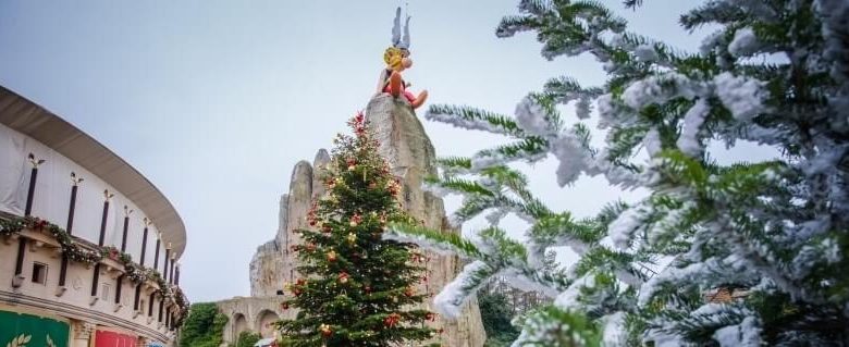 Le Parc Astérix arbore les couleurs de Noël Gaulois 🎄du 18 décembre 2021 au 2 janvier 2022