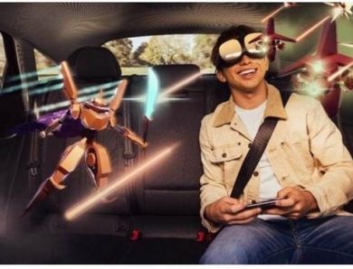 Un divertissement VR en voiture pour les passagers