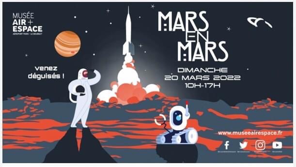 Mars en mars : l’événement du musée de l’Air et de l’Espace (Le Bourget – en Seine Saint-Denis) pour tout savoir sur la planète rouge