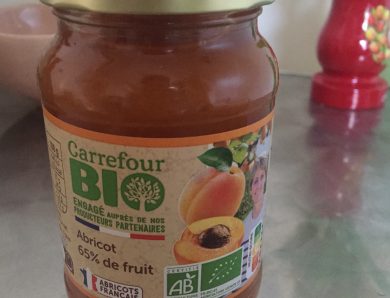 Confiture d’abricots Carrefour Bio